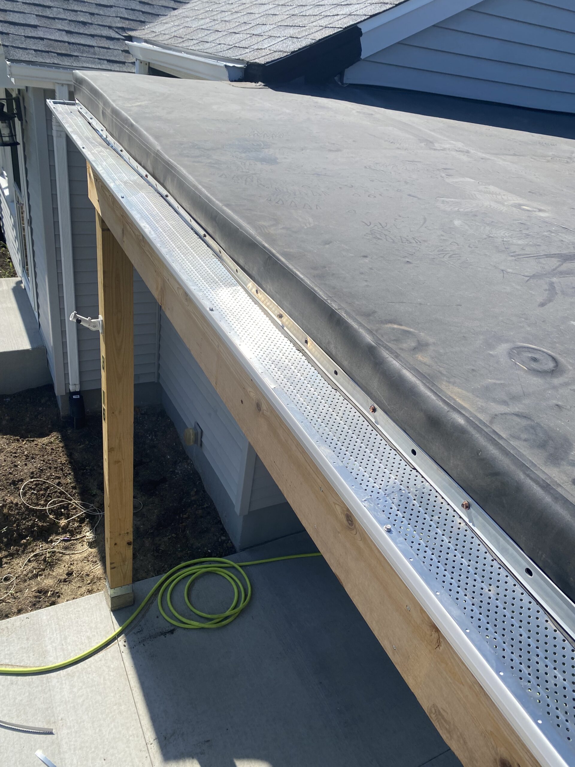 gutter guard on iowa home